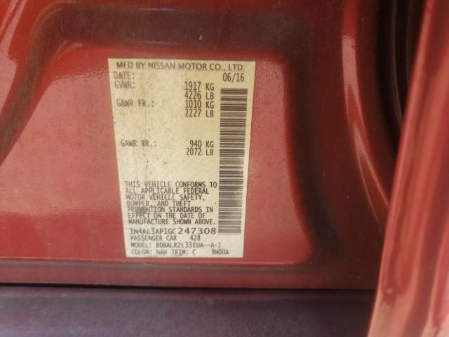 Photo 9 VIN: 1N4AL3AP1GC247308 - NISSAN ALTIMA 2.5 