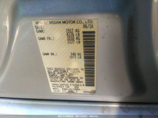 Photo 8 VIN: 1N4AL3AP1GC250614 - NISSAN ALTIMA 