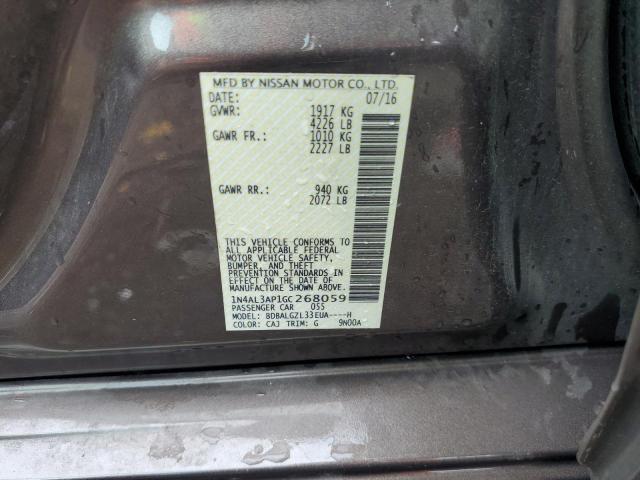 Photo 11 VIN: 1N4AL3AP1GC268059 - NISSAN ALTIMA 