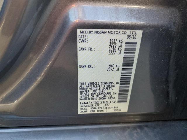 Photo 11 VIN: 1N4AL3AP1GC280356 - NISSAN ALTIMA 2.5 