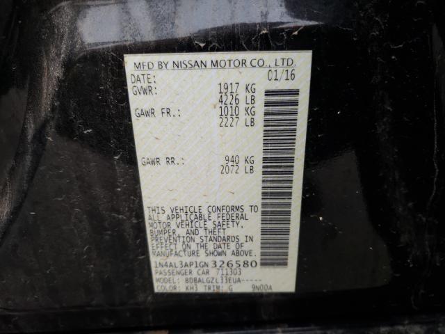 Photo 9 VIN: 1N4AL3AP1GN326580 - NISSAN ALTIMA 2.5 