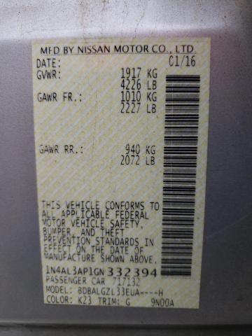 Photo 11 VIN: 1N4AL3AP1GN332394 - NISSAN ALTIMA 