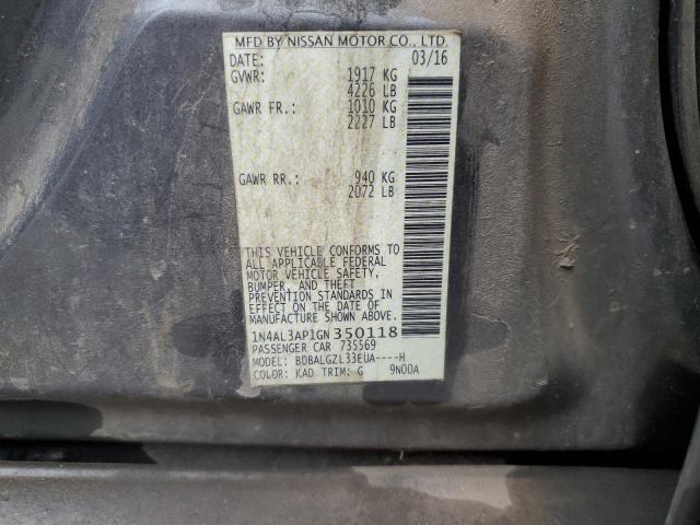 Photo 12 VIN: 1N4AL3AP1GN350118 - NISSAN ALTIMA 2.5 