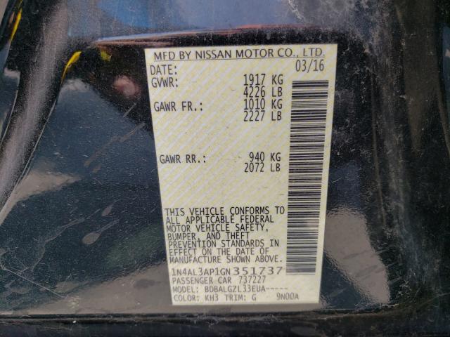 Photo 9 VIN: 1N4AL3AP1GN351737 - NISSAN ALTIMA 2.5 