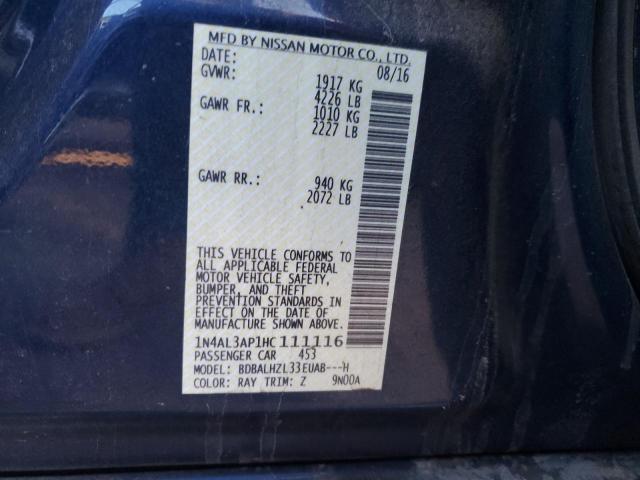 Photo 11 VIN: 1N4AL3AP1HC111116 - NISSAN ALTIMA 