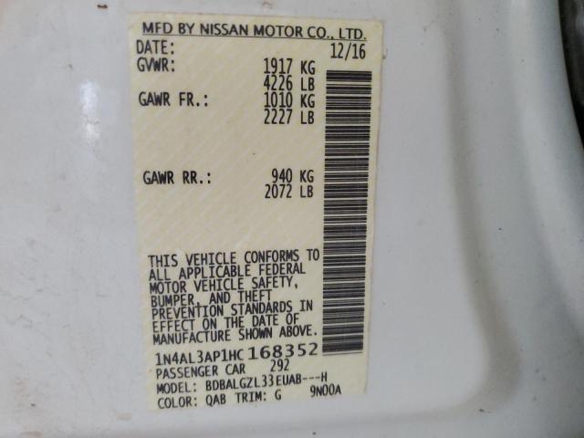 Photo 11 VIN: 1N4AL3AP1HC168352 - NISSAN ALTIMA 2.5 