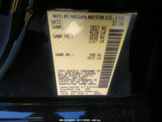 Photo 8 VIN: 1N4AL3AP1HC173910 - NISSAN ALTIMA 