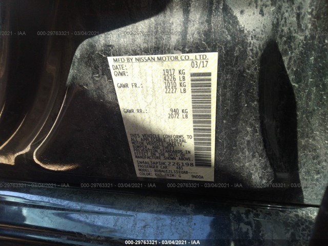 Photo 8 VIN: 1N4AL3AP1HC226198 - NISSAN ALTIMA 