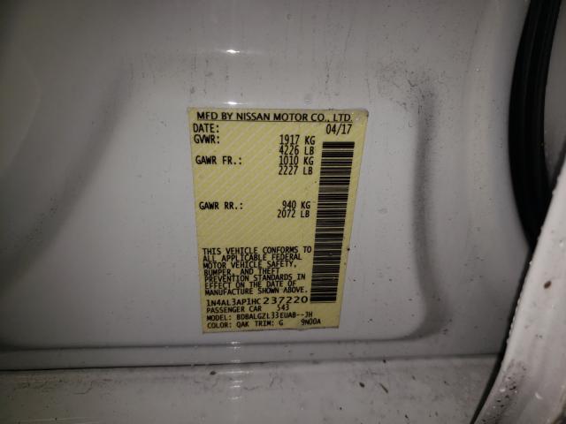 Photo 9 VIN: 1N4AL3AP1HC237220 - NISSAN ALTIMA 2.5 