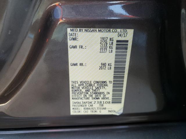 Photo 9 VIN: 1N4AL3AP1HC238108 - NISSAN ALTIMA 2.5 