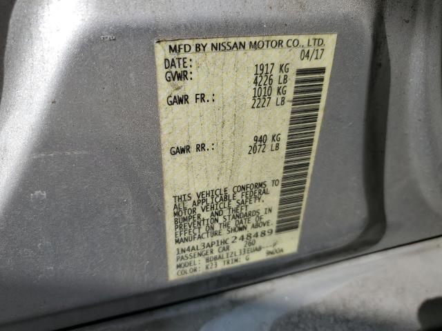 Photo 11 VIN: 1N4AL3AP1HC248489 - NISSAN ALTIMA 2.5 