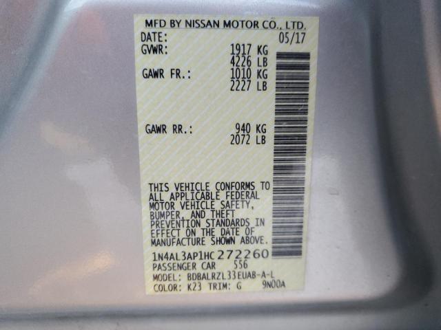 Photo 12 VIN: 1N4AL3AP1HC272260 - NISSAN ALTIMA 2.5 