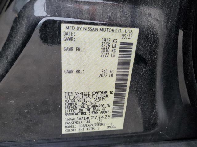 Photo 9 VIN: 1N4AL3AP1HC273425 - NISSAN ALTIMA 2.5 