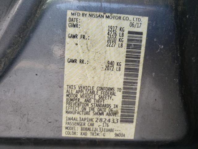 Photo 9 VIN: 1N4AL3AP1HC282433 - NISSAN ALTIMA 