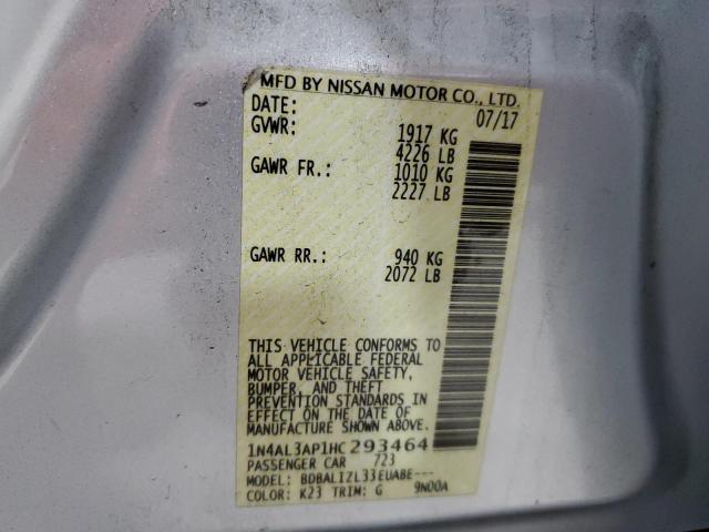 Photo 12 VIN: 1N4AL3AP1HC293464 - NISSAN ALTIMA 