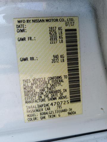 Photo 11 VIN: 1N4AL3AP1HC470725 - NISSAN ALTIMA 