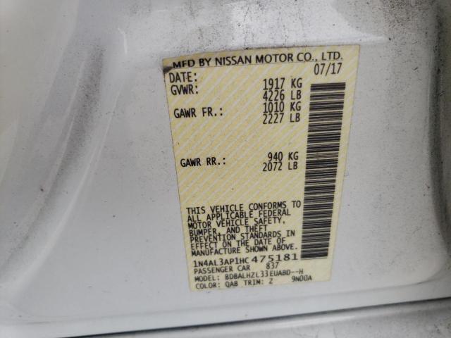 Photo 12 VIN: 1N4AL3AP1HC475181 - NISSAN ALTIMA 