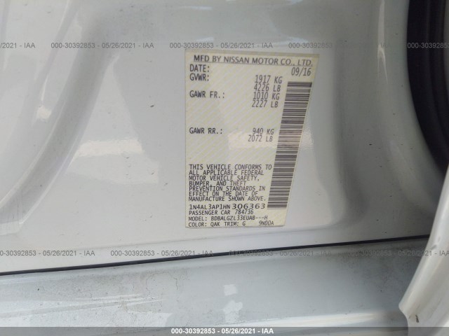 Photo 8 VIN: 1N4AL3AP1HN306363 - NISSAN ALTIMA 