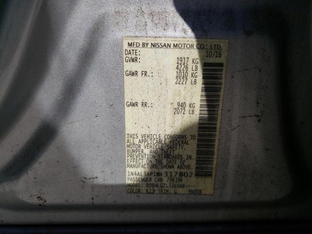 Photo 9 VIN: 1N4AL3AP1HN317802 - NISSAN ALTIMA 