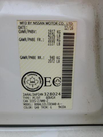 Photo 11 VIN: 1N4AL3AP1HN328024 - NISSAN ALTIMA 2.5 