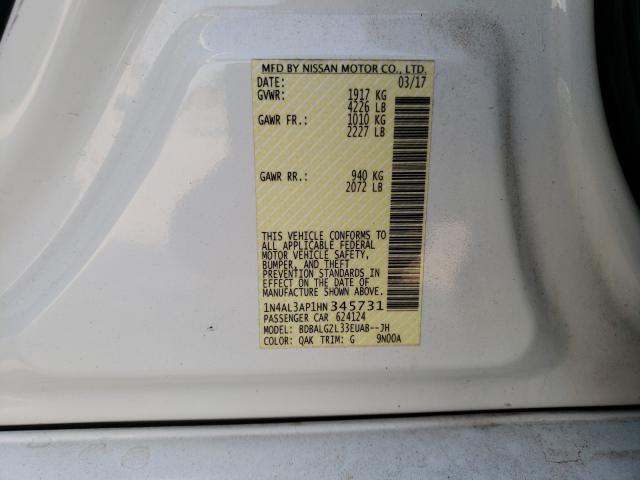 Photo 9 VIN: 1N4AL3AP1HN345731 - NISSAN ALTIMA 2.5 