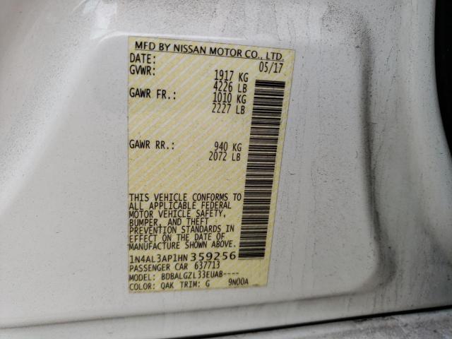 Photo 9 VIN: 1N4AL3AP1HN359256 - NISSAN ALTIMA 2.5 