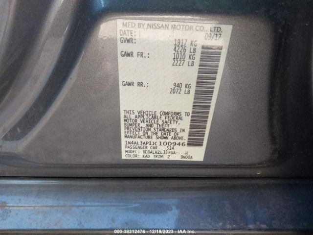 Photo 8 VIN: 1N4AL3AP1JC100946 - NISSAN ALTIMA 