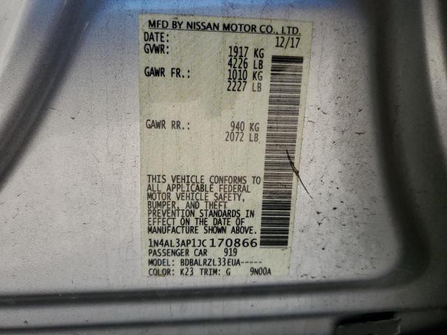 Photo 11 VIN: 1N4AL3AP1JC170866 - NISSAN ALTIMA 2.5 