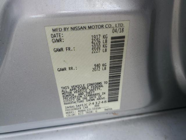 Photo 12 VIN: 1N4AL3AP1JC243248 - NISSAN ALTIMA 2.5 