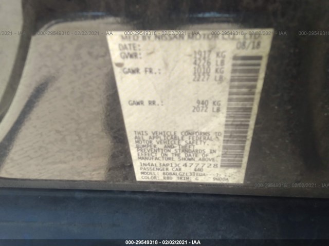 Photo 8 VIN: 1N4AL3AP1JC477728 - NISSAN ALTIMA 