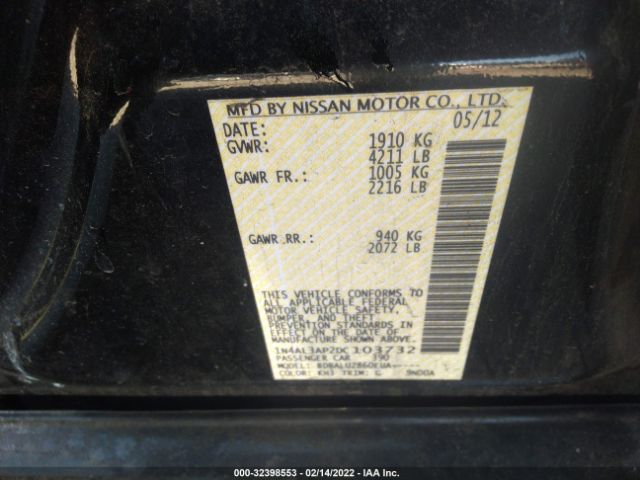 Photo 8 VIN: 1N4AL3AP2DC103732 - NISSAN ALTIMA 