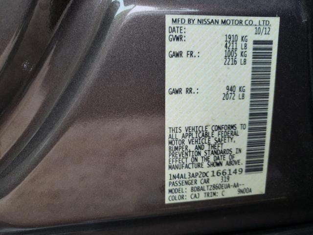 Photo 9 VIN: 1N4AL3AP2DC166149 - NISSAN ALTIMA 2.5 