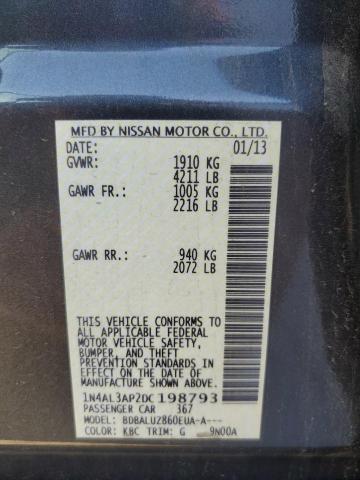 Photo 11 VIN: 1N4AL3AP2DC198793 - NISSAN ALTIMA 