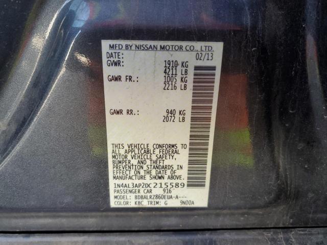 Photo 12 VIN: 1N4AL3AP2DC215589 - NISSAN ALTIMA 2.5 