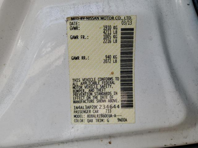 Photo 11 VIN: 1N4AL3AP2DC234644 - NISSAN ALTIMA 