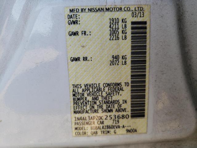 Photo 12 VIN: 1N4AL3AP2DC253680 - NISSAN ALTIMA 2.5 