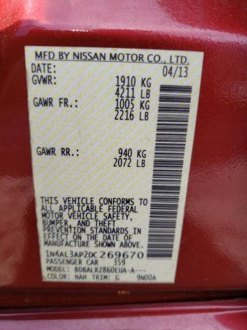 Photo 11 VIN: 1N4AL3AP2DC269670 - NISSAN ALTIMA 2.5 