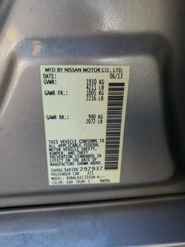 Photo 11 VIN: 1N4AL3AP2DC297937 - NISSAN ALTIMA 