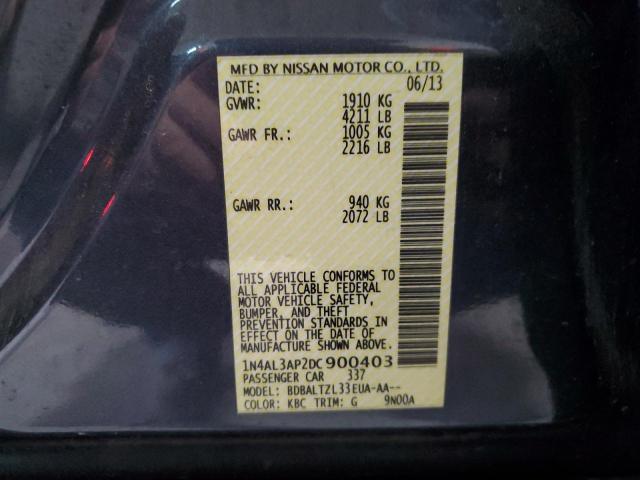 Photo 11 VIN: 1N4AL3AP2DC900403 - NISSAN ALTIMA 