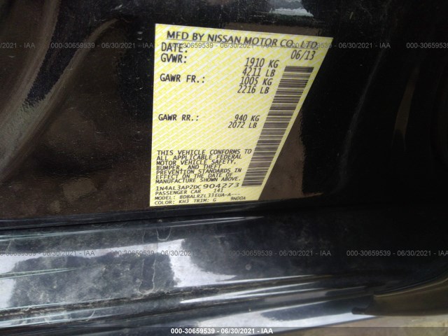 Photo 8 VIN: 1N4AL3AP2DC904273 - NISSAN ALTIMA 