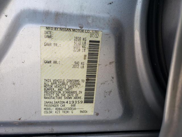 Photo 12 VIN: 1N4AL3AP2DN419359 - NISSAN ALTIMA 2.5 