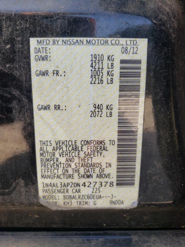 Photo 9 VIN: 1N4AL3AP2DN427378 - NISSAN ALTIMA 2.5 