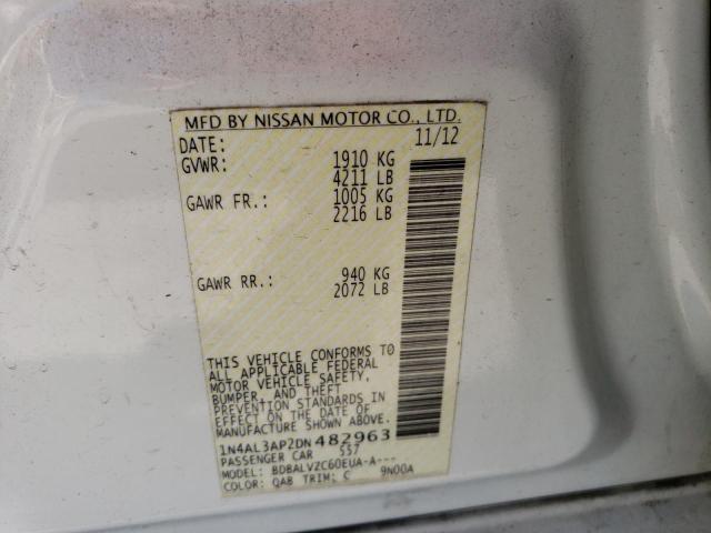 Photo 11 VIN: 1N4AL3AP2DN482963 - NISSAN ALTIMA 2.5 