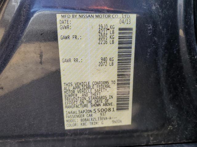 Photo 11 VIN: 1N4AL3AP2DN550081 - NISSAN ALTIMA 