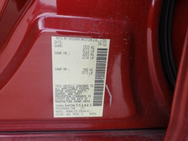 Photo 9 VIN: 1N4AL3AP2DN551411 - NISSAN ALTIMA 2.5 