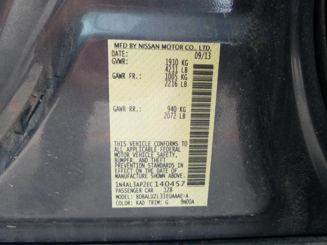 Photo 9 VIN: 1N4AL3AP2EC140457 - NISSAN ALTIMA 2.5 