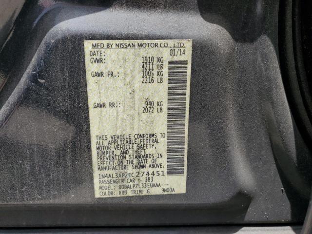 Photo 11 VIN: 1N4AL3AP2EC274451 - NISSAN ALTIMA 