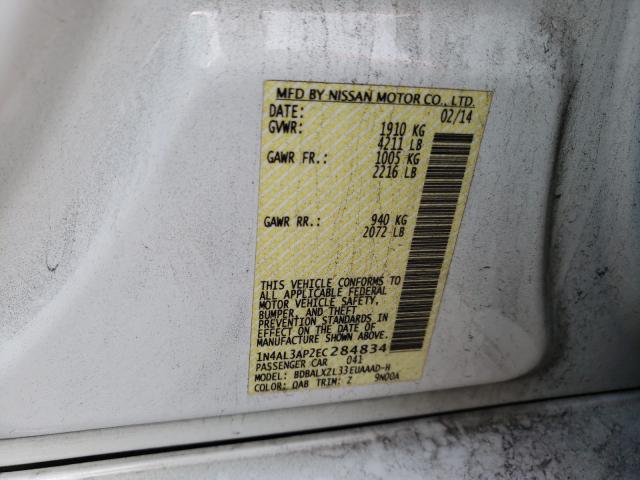 Photo 9 VIN: 1N4AL3AP2EC284834 - NISSAN ALTIMA 2.5 