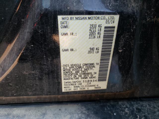 Photo 9 VIN: 1N4AL3AP2EC318934 - NISSAN ALTIMA 2.5 