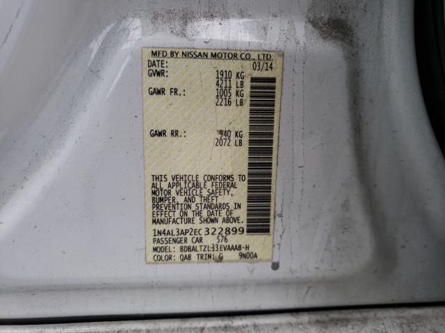 Photo 9 VIN: 1N4AL3AP2EC322899 - NISSAN ALTIMA 2.5 